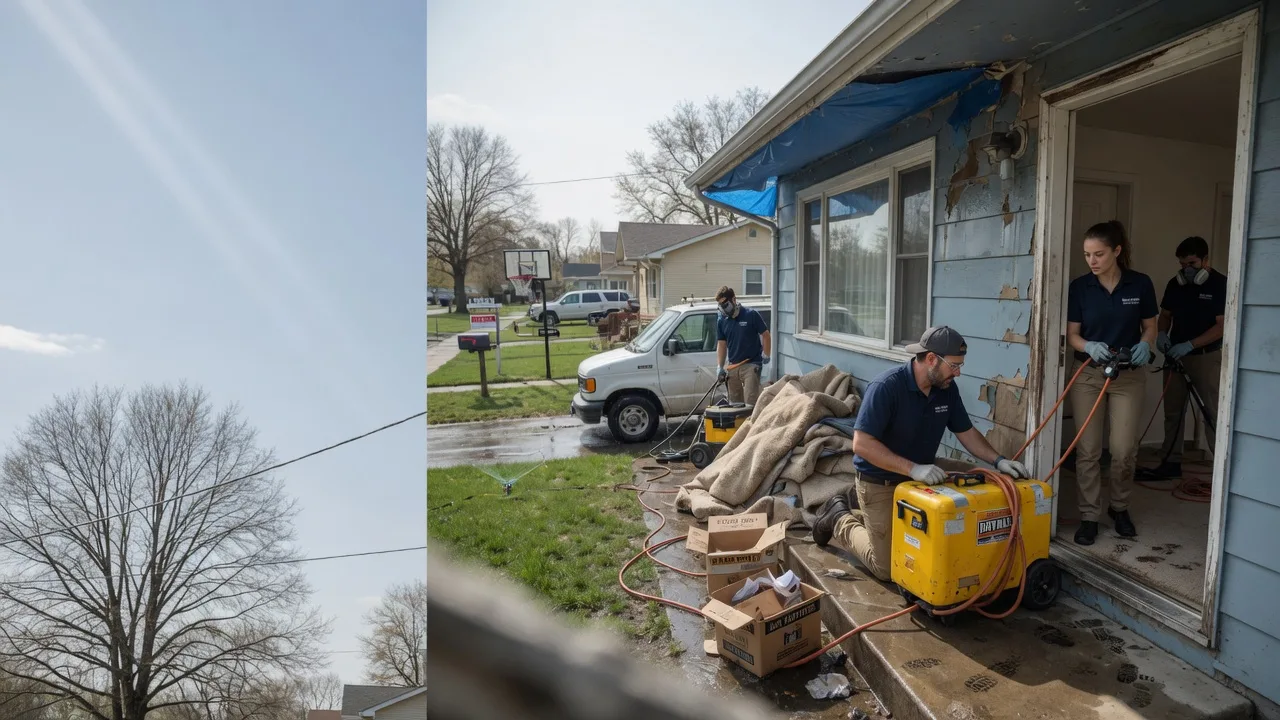 Basement Flood Cleanup in Questa, NM near me